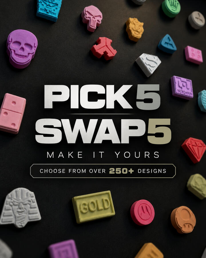 Personalize your artwork with this Pick 5 Swap 5 option. Personalize your artwork with this Pick 5 Swap 5 option.